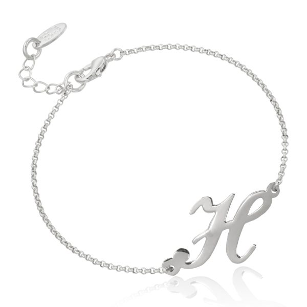 Initial letter Bracelet - USA NAME NECKLACE - SHOP ONLINE