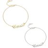 Name Bracelet - USA NAME NECKLACE - SHOP ONLINE GOLD