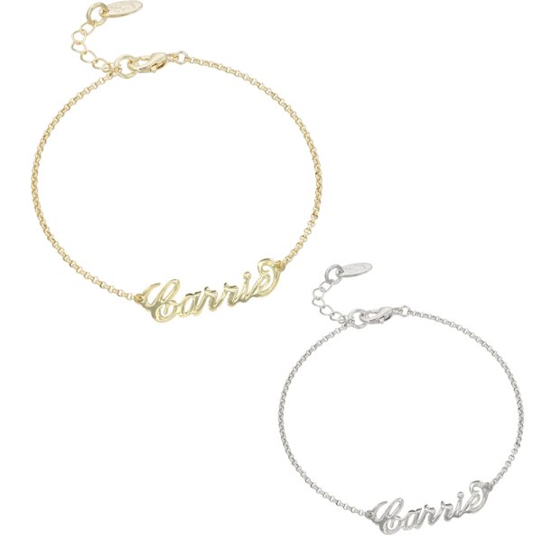 Name Bracelet - USA NAME NECKLACE - SHOP ONLINE GOLD