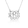 Personalized Monogram Necklace in silver - USA Name necklaces