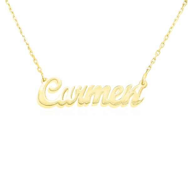 carmen name necklace Brooke - Custom your name neckalce online