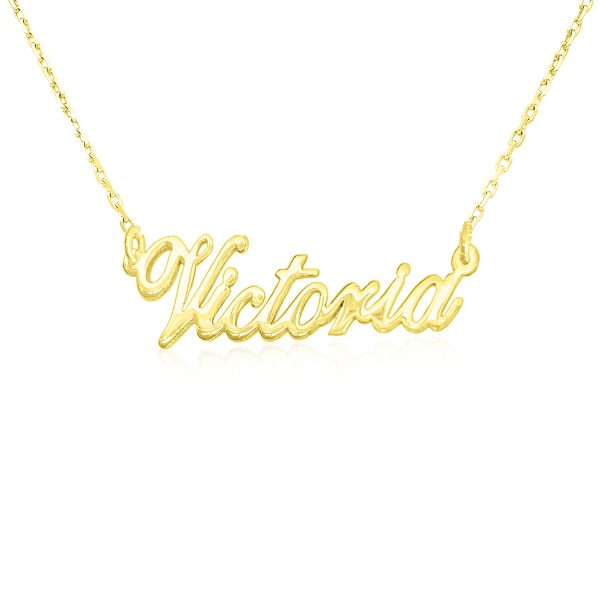 Personalized Name Necklace 14K